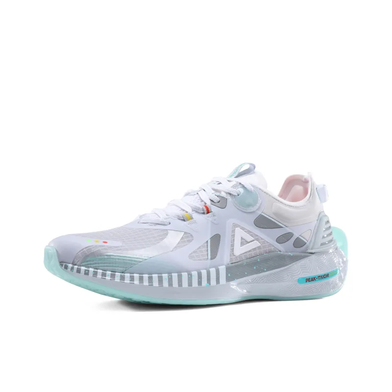 PEAK Tai Chi 3.0 Pro POG Esports Player Anti Slip Wear Resistant Low Top Sports Casual Shoes Men's Smoke Gray-1