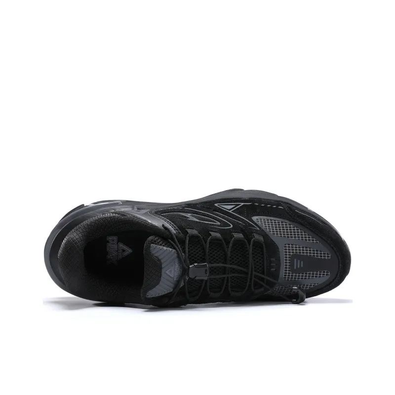 PEAK State Pole Chiye Running Shoes Men's All Black-4