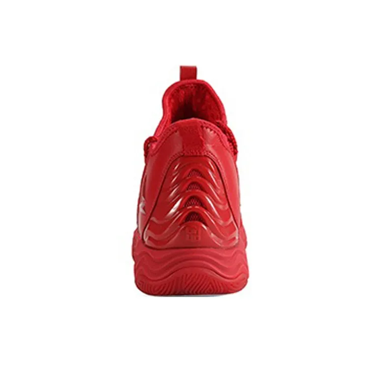 PEAK Magic Bullets Cushioned Slip Resistant Lightweight Mid Top Performance Basketball Shoes Men's Red-3