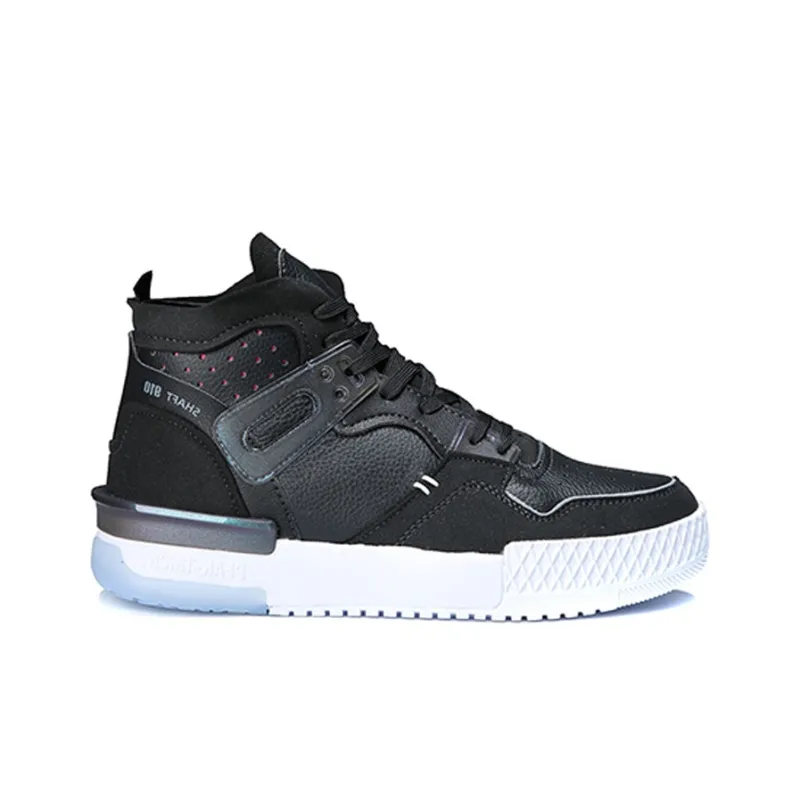 PEAK Taichi 910 Cushioning, Slip Resistant, And Breathable High Top Vintage Basketball Shoes Women's Black-1