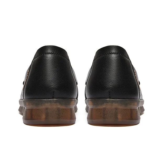 HANG TEN Loafers Women's Black/Apricot-2