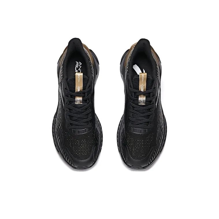 Anta Edge 2.0 Cushioned Anti-Slip And Wear-Resistant Lightweight Low-Top Running Shoes Men's Gold-2