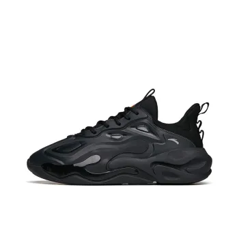 Anta Chao Worship 2.0 Cushioning Anti Slip And Wear Resistant Low Top Sports Casual Shoes Men's Black Gray