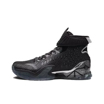 ANTA KT3 Basketball Shoes Men High Top Black/Silver