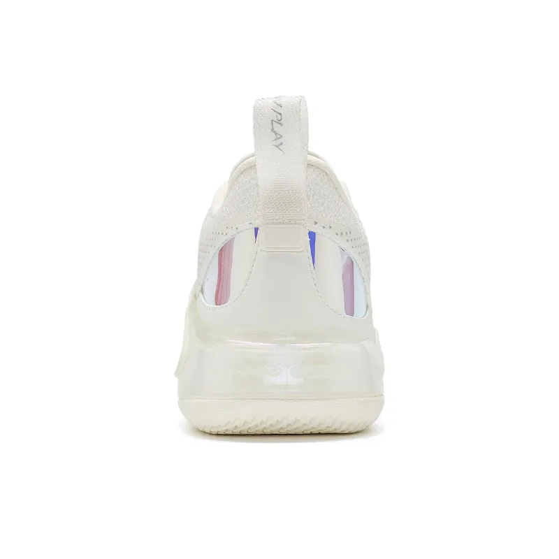 PEAK Surfing The Big Triangle 2.0 Wear Resistant Low Top Basketball Shoes Men's Beige-4