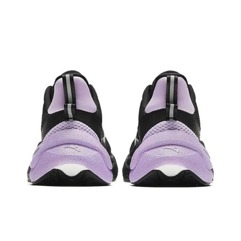 Anta C37 Series 4.0 Cushioning Breathable Low Top Running Shoes Women's Black Dusty Purple-3