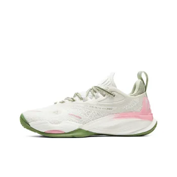 PEAK Sonic Boom 3.0 Basketball Shoes Men Low Top Beige White Green