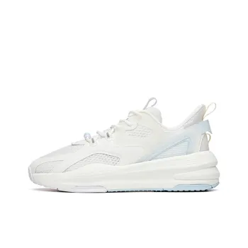 Anta C37 Series Slip Resistant Cushioning Wear Resistant Lightweight Low Top Running Shoes Women's White Blue Purple