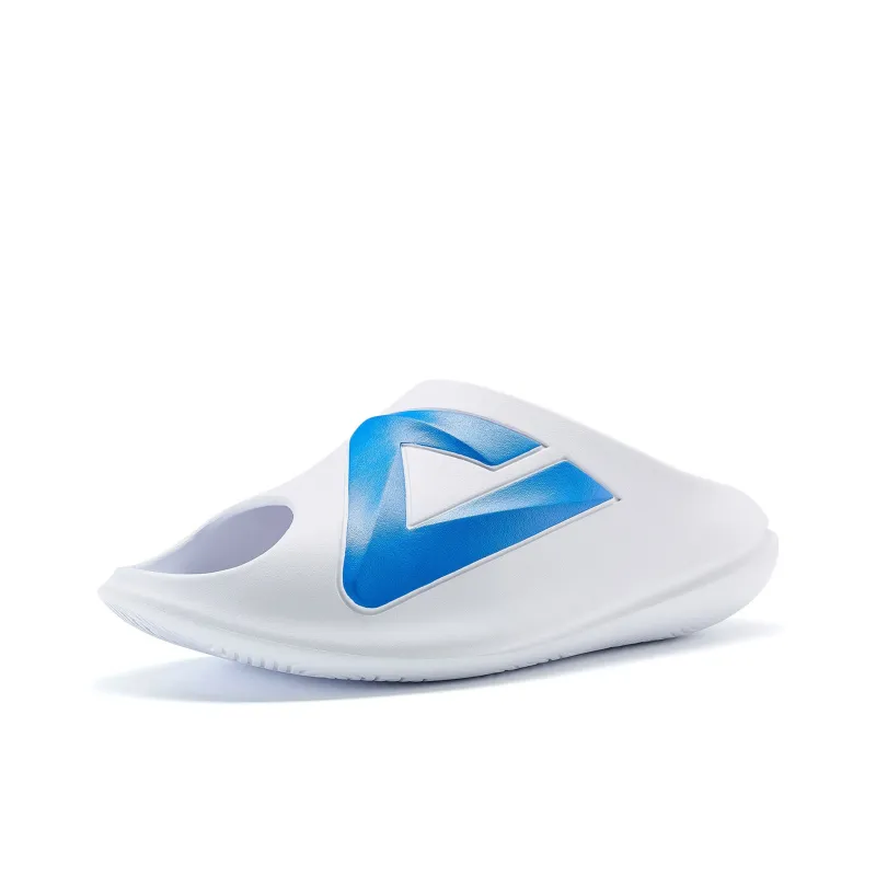 PEAK Very Small Fat Drag Slide Slippers Men White/Blue-2