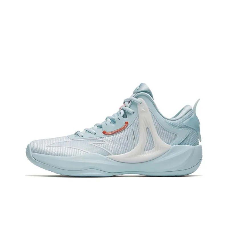 Anta Hussars 8 Abrasion Resistant Breathable Low Top Basketball Shoes Men's Blue White-0