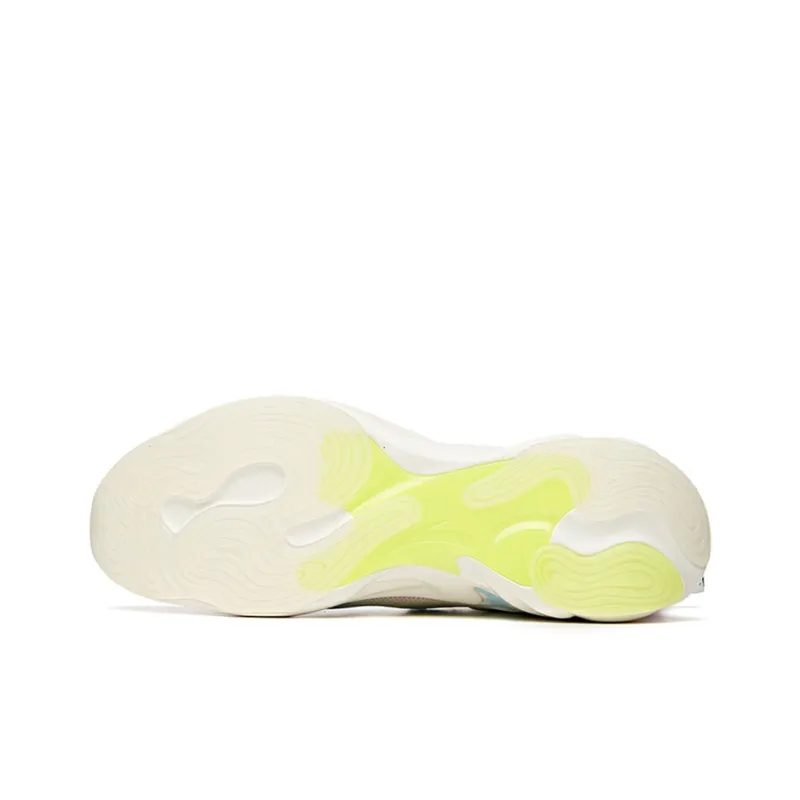 Anta Star Haze Durable Breathable Low Top Running Shoes White Blue Pink-3