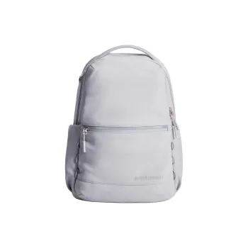 NAYO SMART Skin Fabric Backpack Medium Size Women's Gray/Purple/Grass Green