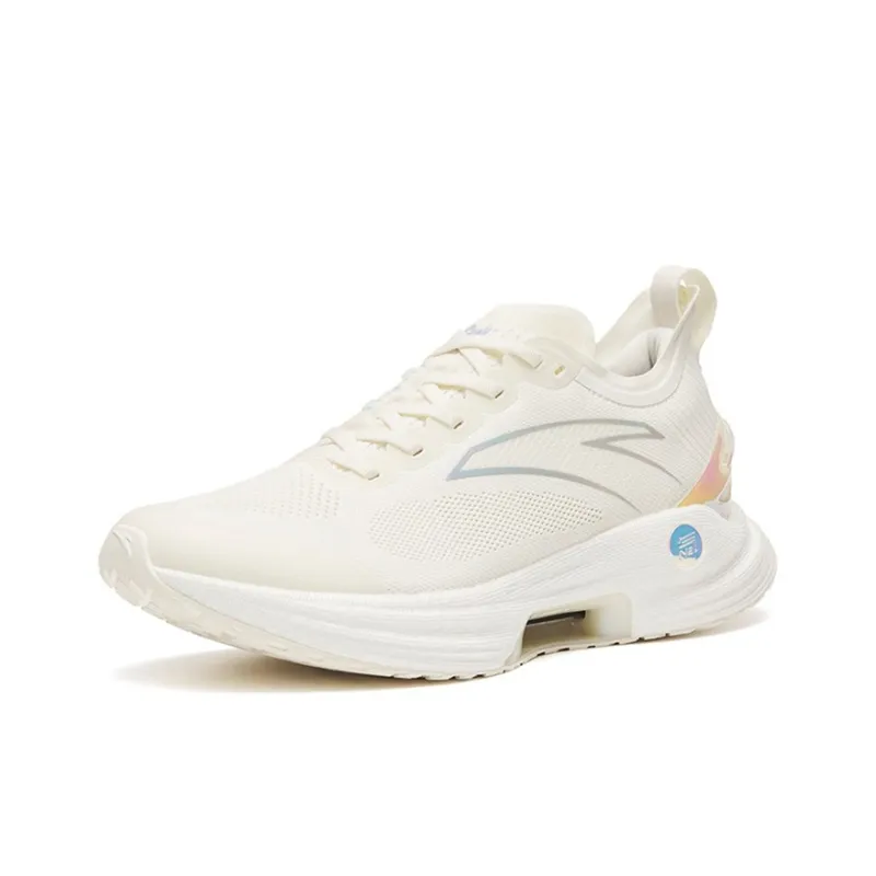 Anta Gen 3.0 Shock Absorbers Slip Resistant, Abrasion Resistant, Breathable Low Top Running Shoes Men's White-1