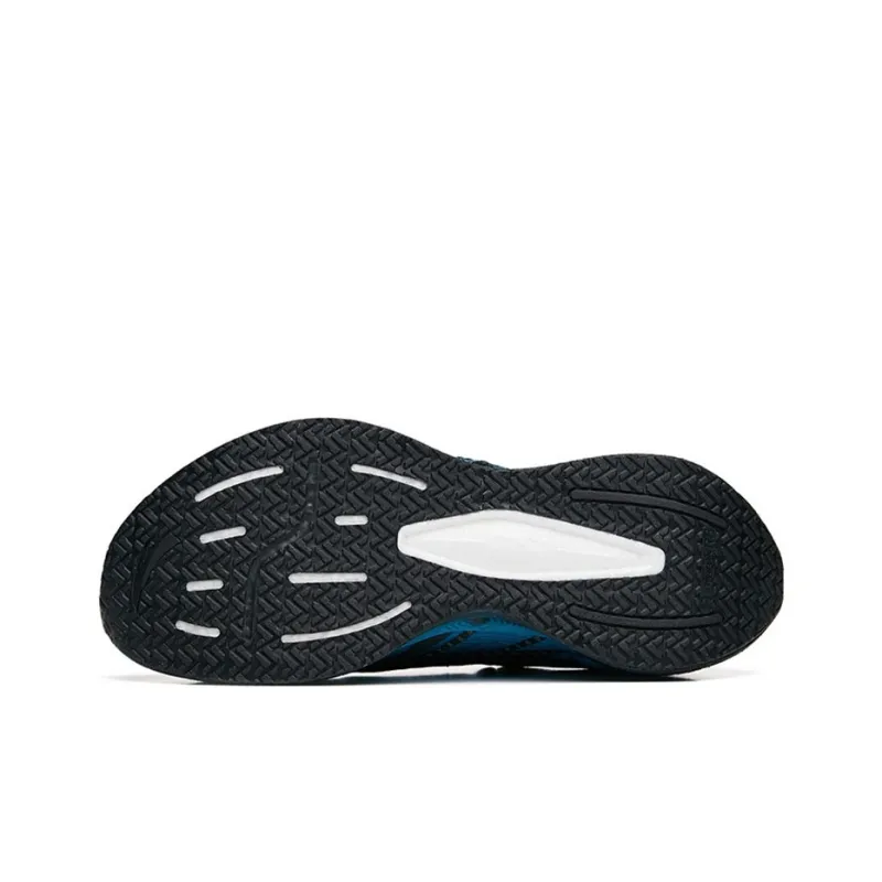 ANTA Crash Wave 1 Running Shoes Men Low Top Black/Chlorine Blue/Nano Silver-4