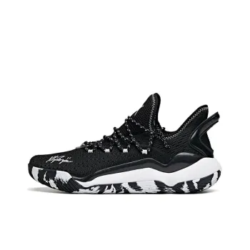 Anta Light Cavalry 5 Cushioning Anti Slip And Wear Resistant Low Top Basketball Shoes Men's Black White
