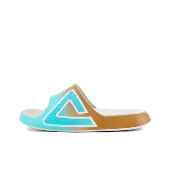 PEAK State Extremely Large Triangle 1.0 Plastic Sole Slide Slippers Men's Blue Yellow
