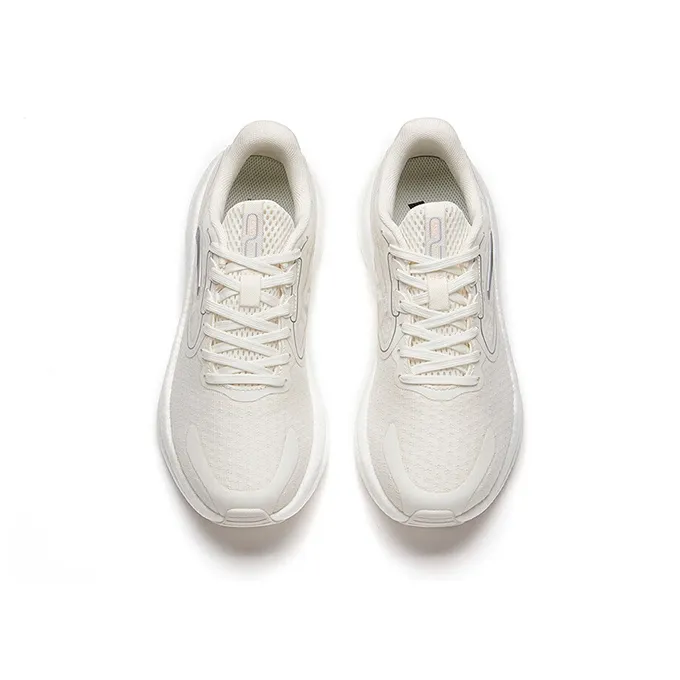 Anta Martian Foam Cushioning, Slip Resistant, Abrasion Resistant, Breathable Low Top Running Shoes Women's Ivory White-2