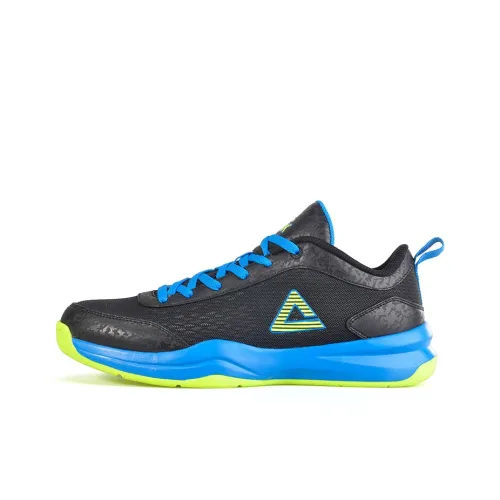 PEAK Tony Parker 1 Basketball Shoes Men Low-Top Black/Blue