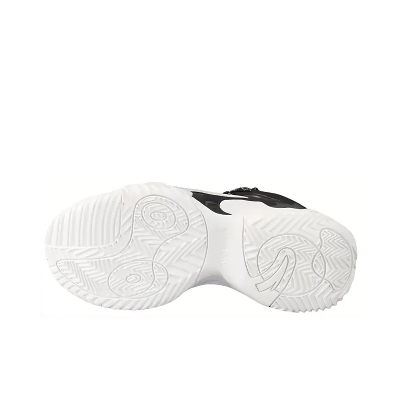 Anta Airspace 3 UFO Slip Resistant, Abrasion Resistant, Breathable Mid Top Basketball Shoes Men's Black White-4