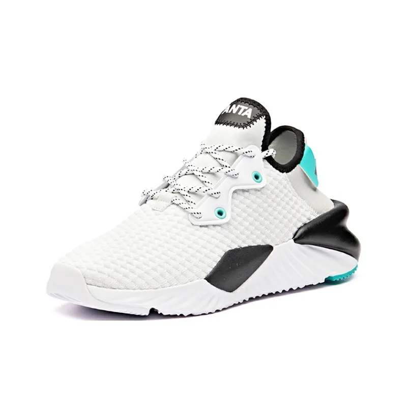 Anta Unruly Series Low-Top Running Shoes Men's Black White-2