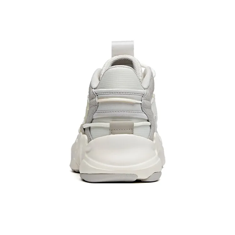 Anta Walker Anti-Slip Wear-Resistant Low-Top Running Shoes Gray-4