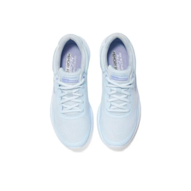 Skechers Sport Anti Slip Wear Resistant Low Top Running Shoes Women's Light Blue-3