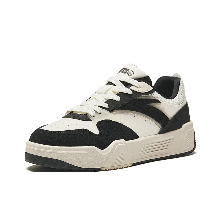 Anta C37 Series Height Increasing Lightweight Low Top Skateboard Shoes Women's Black-1