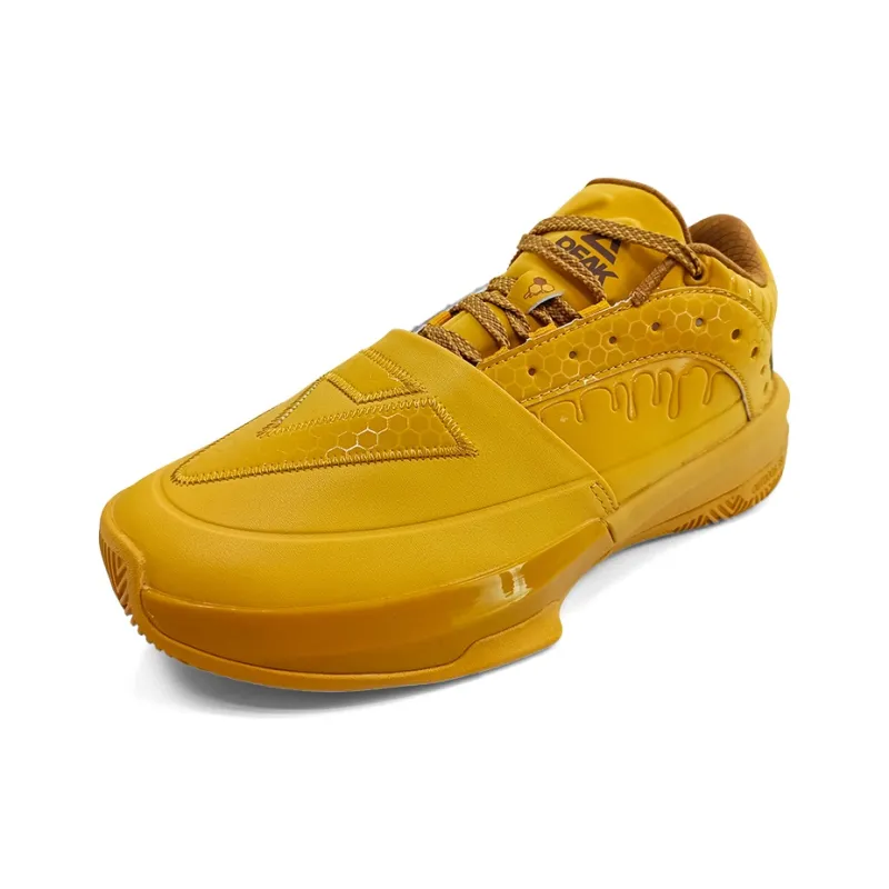 PEAK State Extremely Large Triangle 1.0 Mid Top Performance Basketball Shoes Men's Wheat Yellow-1