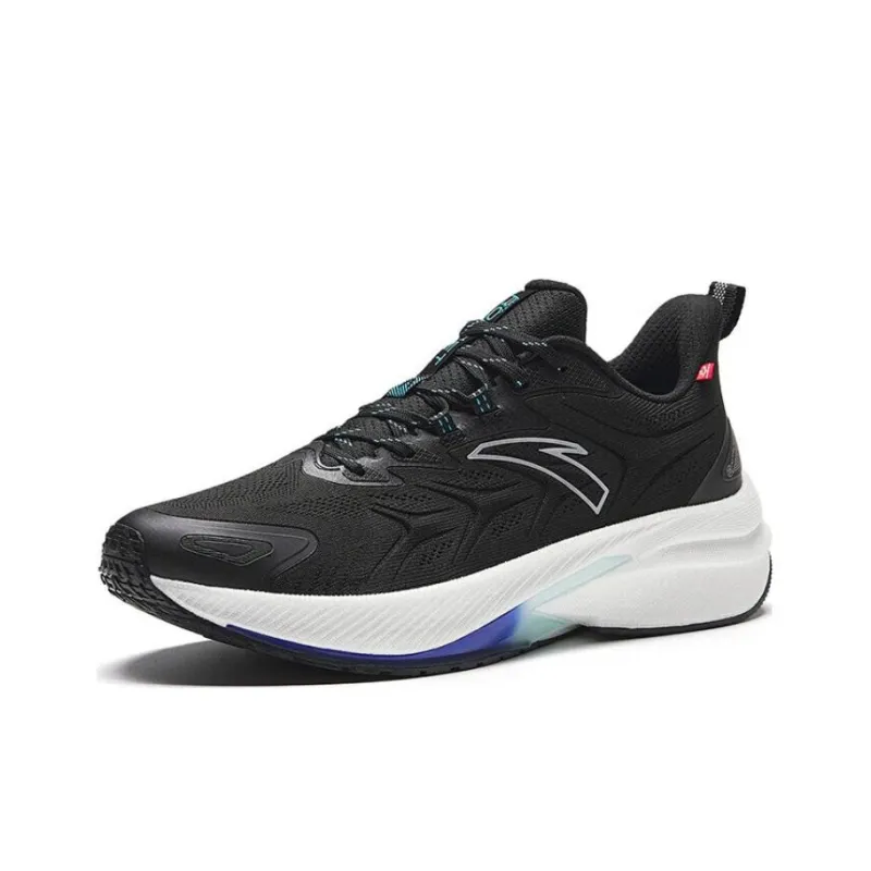 Anta Rocket 5.0 Cushioning Wear Resistant Low Top Trail Running Shoes Men's Black Gray Color-1