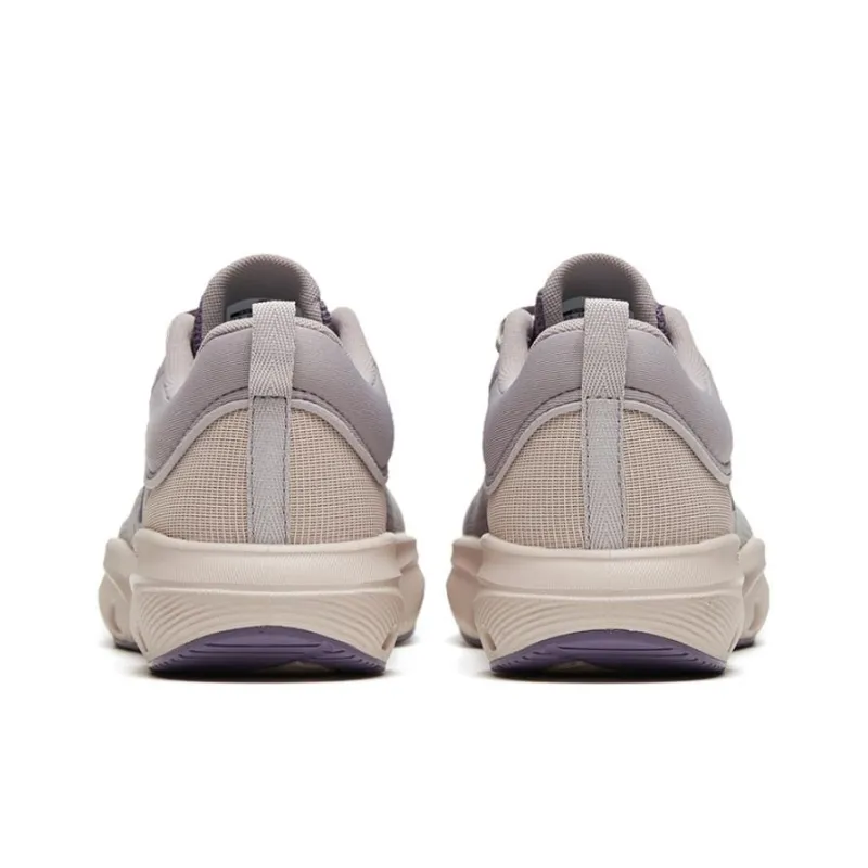 Anta Divine Pro Breathable Wear Resistant Lightweight Low Top Running Shoes Women's Lotus Gray-3