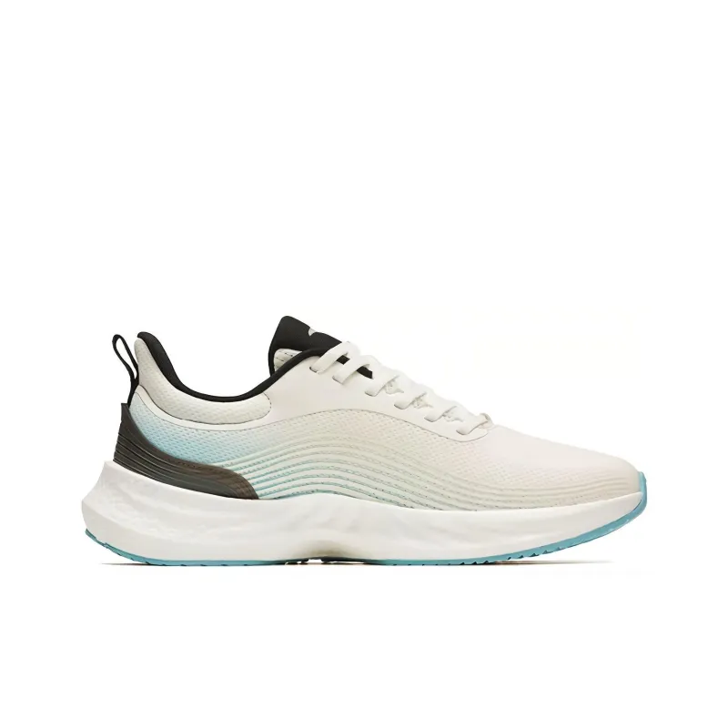 Anta Martian Foam Cushioned Slip-Resistant Abrasion-Resistant Low-Top Running Shoes Men's White Horse Blue-1