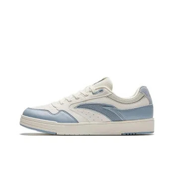 Anta Street Naughty GZ Slip Resistant Low Top Skateboard Shoes Women's White Blue