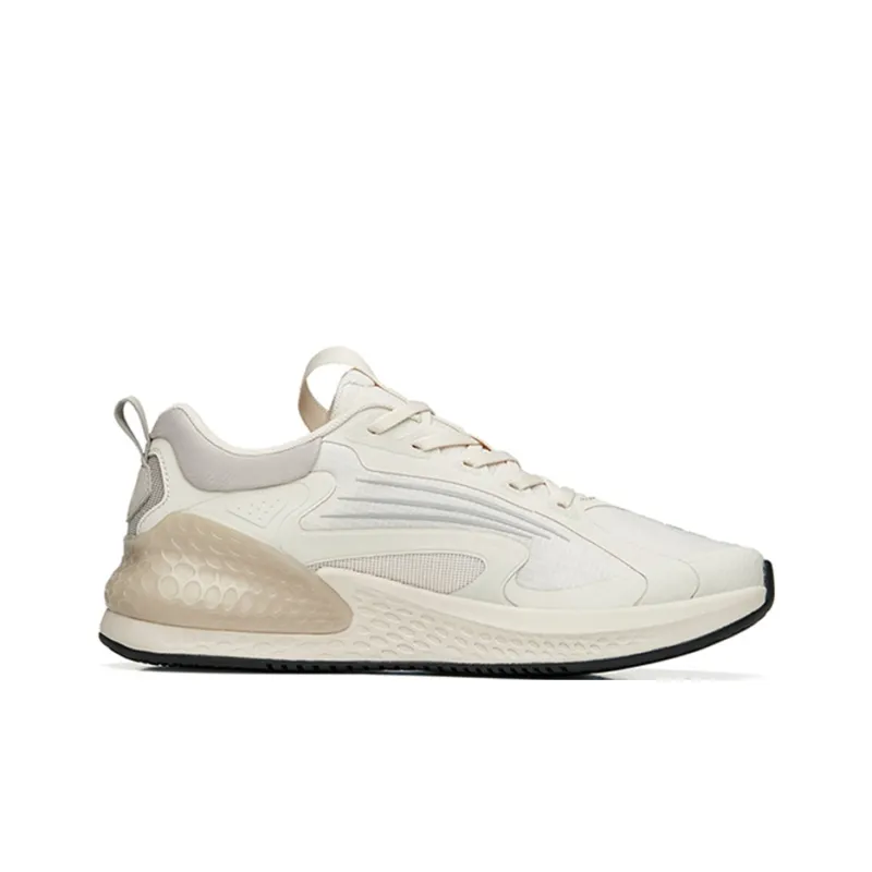 Anta C37+ Shock Absorbing, Non Slip, Wear Resistant, Breathable And Lightweight Low Top Casual Running Shoes Men's Gray-1