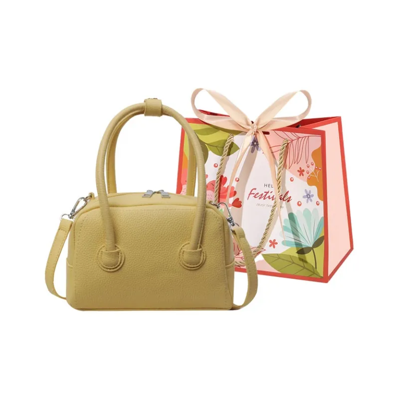 Cwatcun PU One Shoulder Handbag, Crossbody Bag Regular Women's White/Sky Blue/Yellow/Black/Pink-28