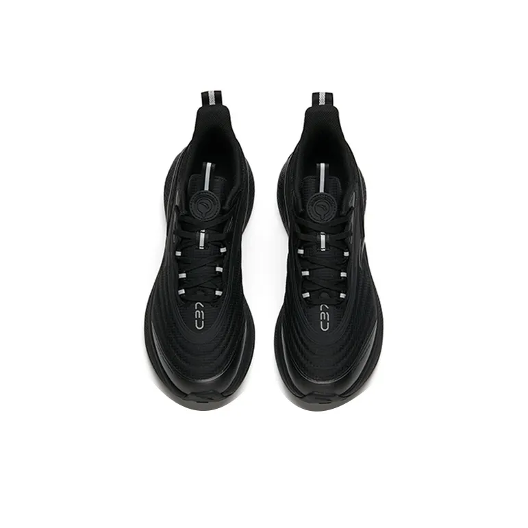 Anta C37 2.0 Durable Breathable Low Top Running Shoes Men's Black-3