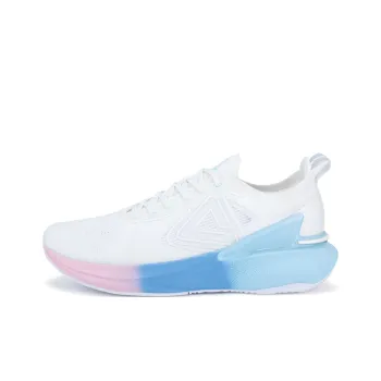 PEAK State Pole 6.0 Cushioning Breathable Low-Top Running Shoes Men's White Blue