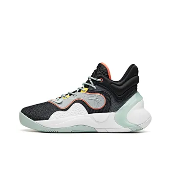 ANTA Speedy Decision Basketball Shoes Men Low Top Black/Gray/Blue
