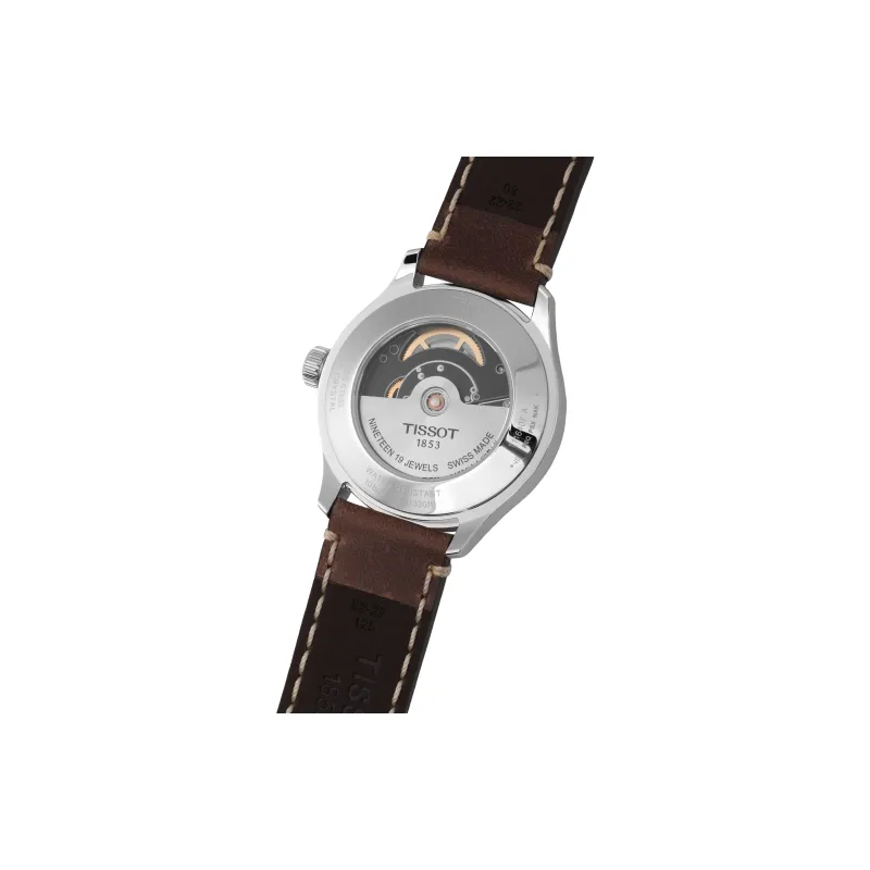 TISSOT Speed Run Series Automatic Mechanical Movement Men's Watches Watch 43mm White Dial Stainless Steel Case-3