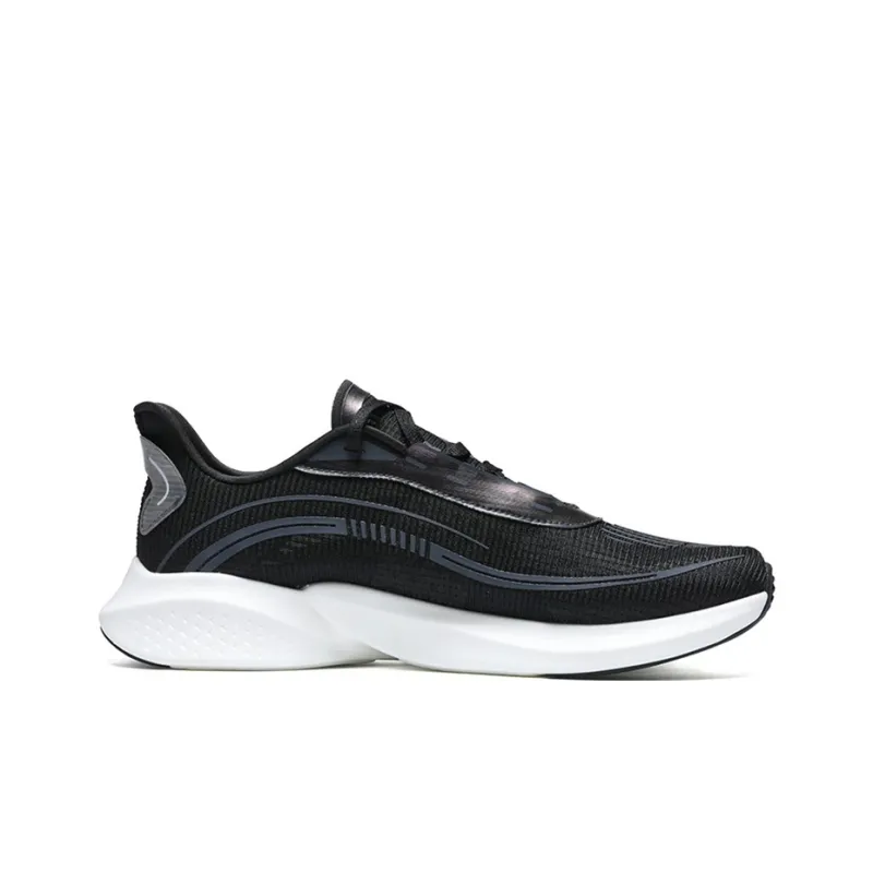 PEAK Flick 002 Cushioning Anti Slip And Wear Resistant Breathable Rebound Low Top Casual Running Shoes Men's Black-1