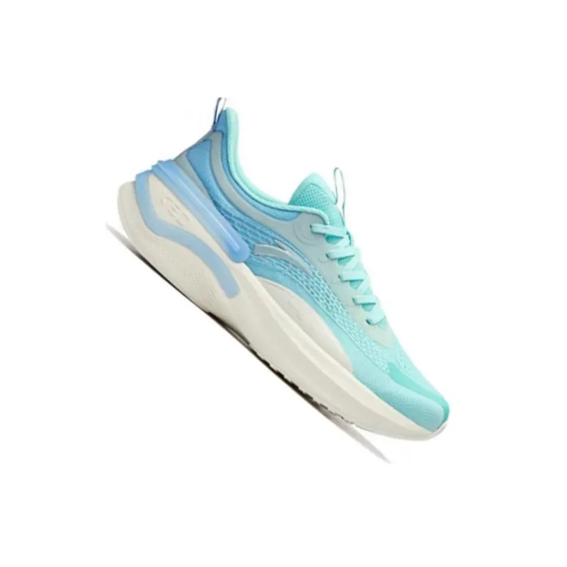 Anta C37 Series Cushioned Anti-Slip Wear-Resistant Breathable Lightweight Low-Top Running Shoes Men's Blue White-1