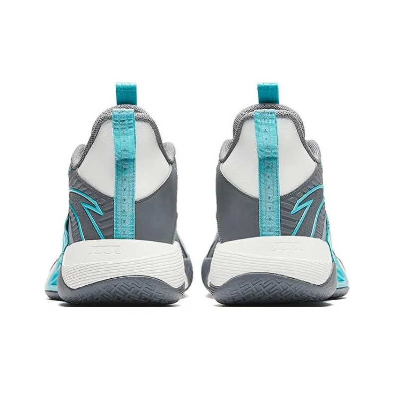 Anta Speedgo 3 3 Cushioning Wear-Resistant Mid-Top Basketball Shoes Men's Blue Gray-3