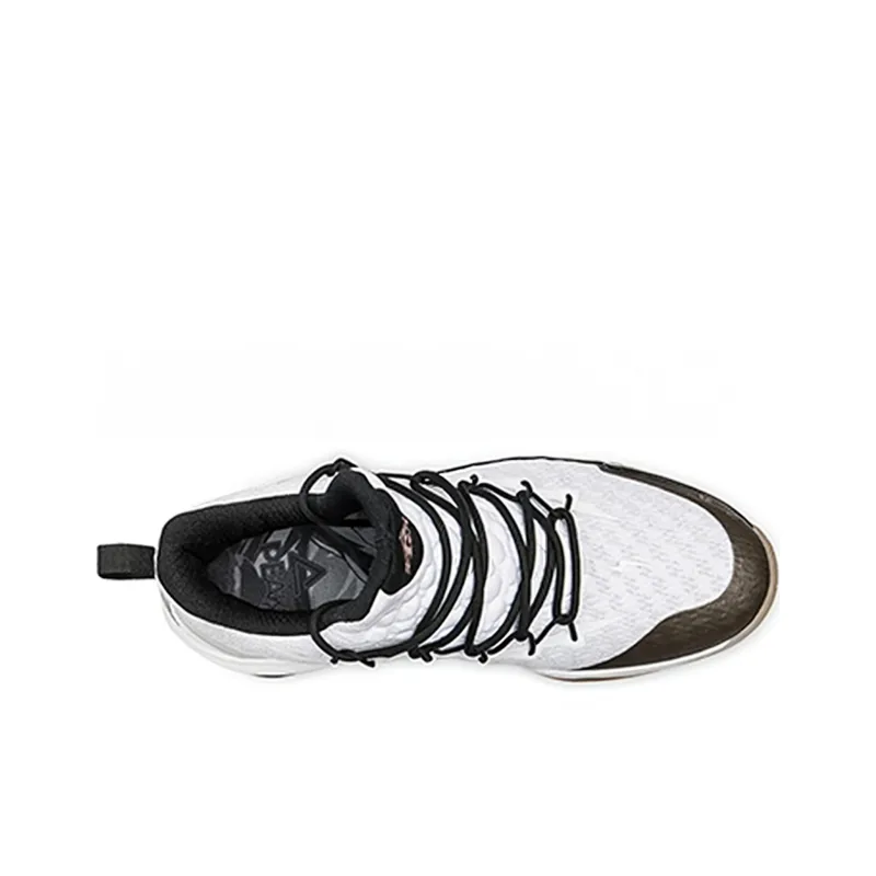 PEAK Lu Wei Lightning Cushioning Anti Slip And Wear Resistant Low Top Performance Basketball Shoes Men's White-2