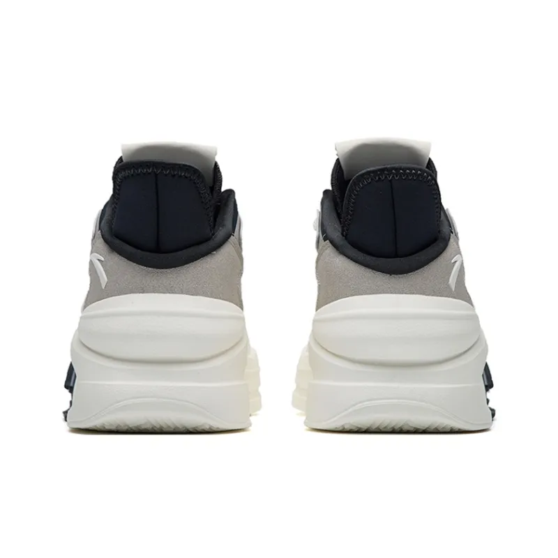 Anta Bastard 4.0 Anti-Slip Wear-Resistant Low-Top Skateboard Shoes Koala Gray-3