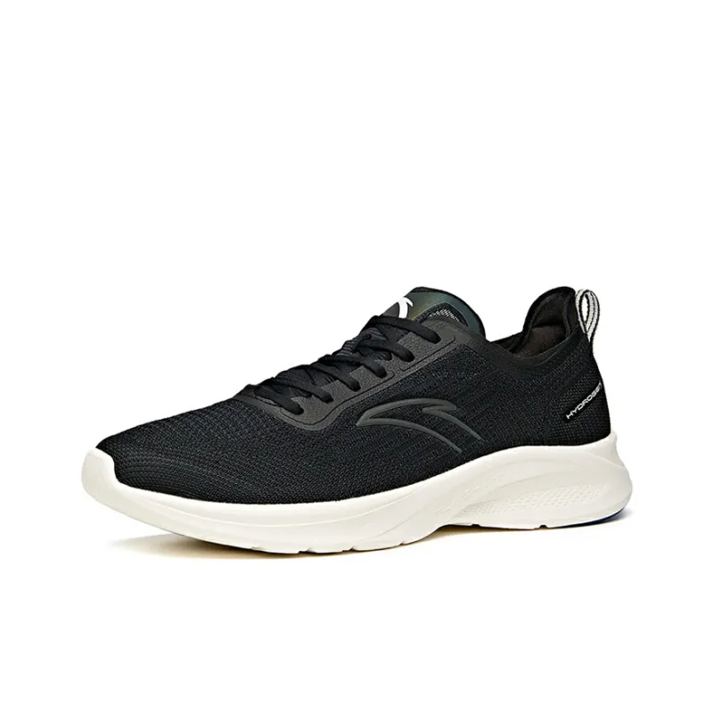 Anta Hydrogen Run III Cushioning Anti Slip And Wear Resistant Low Top Running Shoes Black-1