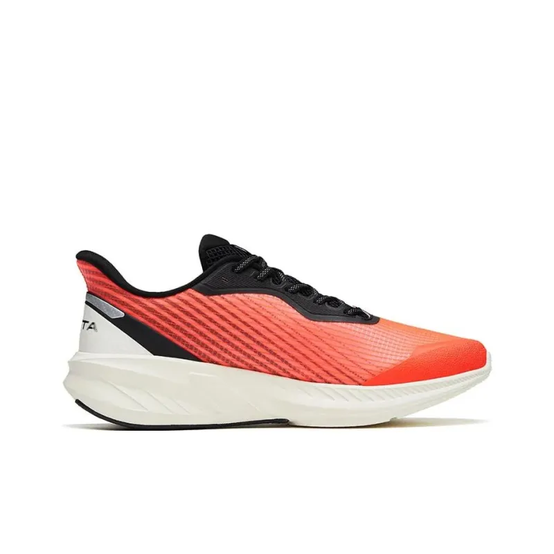 Anta DuCi4 Cushioning Wear-Resistant Low-Top Running Shoes Men's Orange White-1