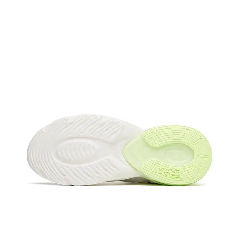 Anta Millennium 2.0 Cushioning Anti-Slip And Wear-Resistant Low-Top Chunky Sneakers Men's White Green-4