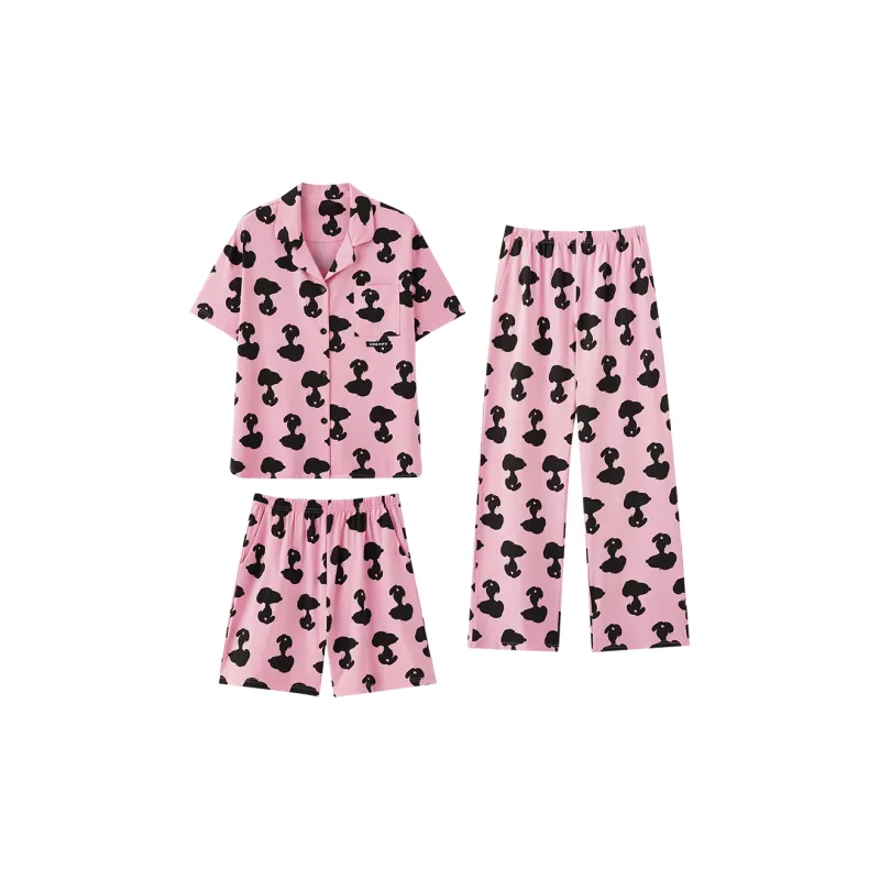 MIIOW Pajama Set Women's Fuchsia-0