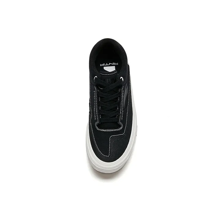 Anta Ao Li Anti Slip Wear Resistant Low Top Skateboard Shoes Women's Black-2