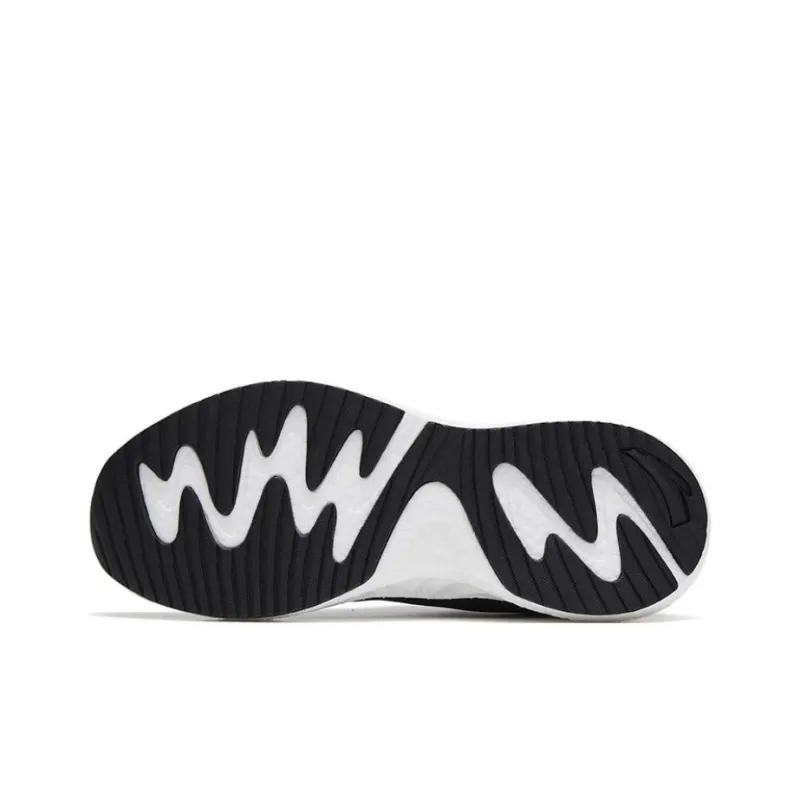Anta Martian Foam Durable Breathable Low Top Running Shoes Women's Black-4