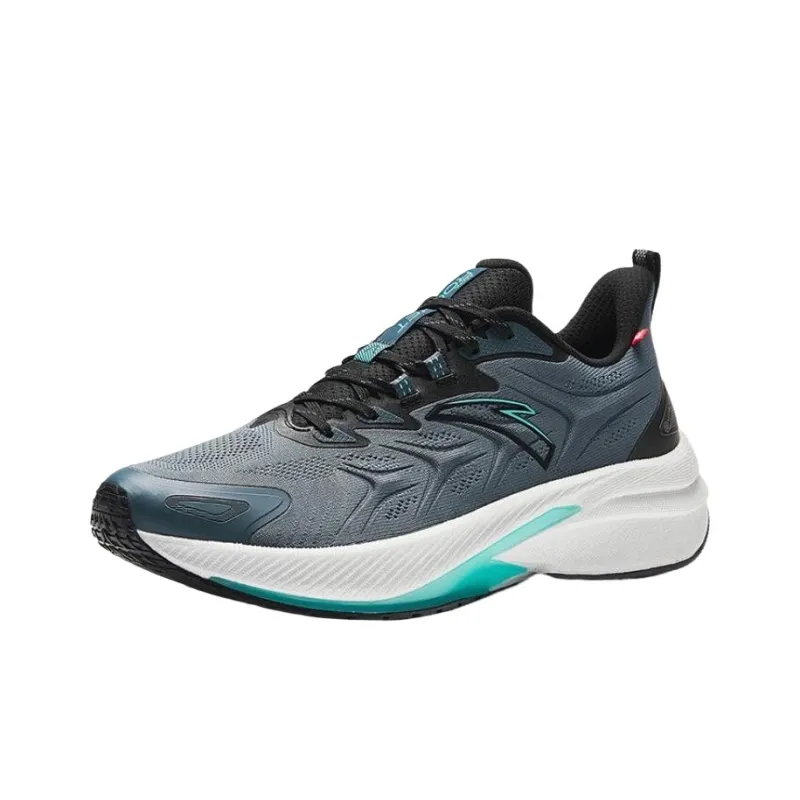 Anta Rocket 5.0 Anti Slip Wear Resistant Low Top Running Shoes Men's Gray Green-1